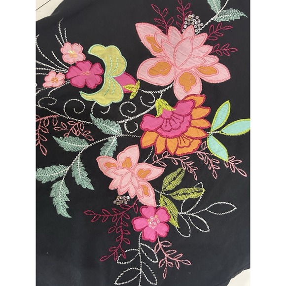 Coldwater Creek 90s Knit Top Y2K Whimsigoth Fairy Grunge Phoebe Artsy Size PS - Picture 3 of 10